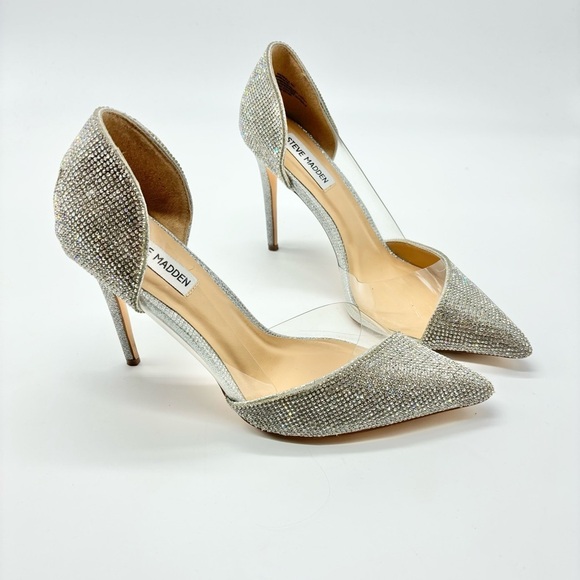 Steve Madden Shoes - Steve Madden Marbela Crystal Rhinestone Pump Heels